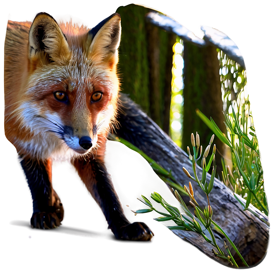 Red Fox In Daylight Png 06242024 PNG