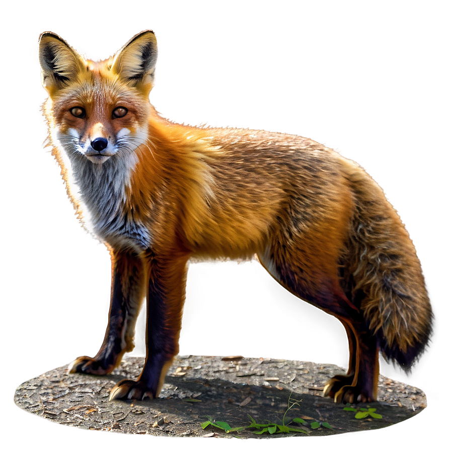 Red Fox In Daylight Png Xua70 PNG