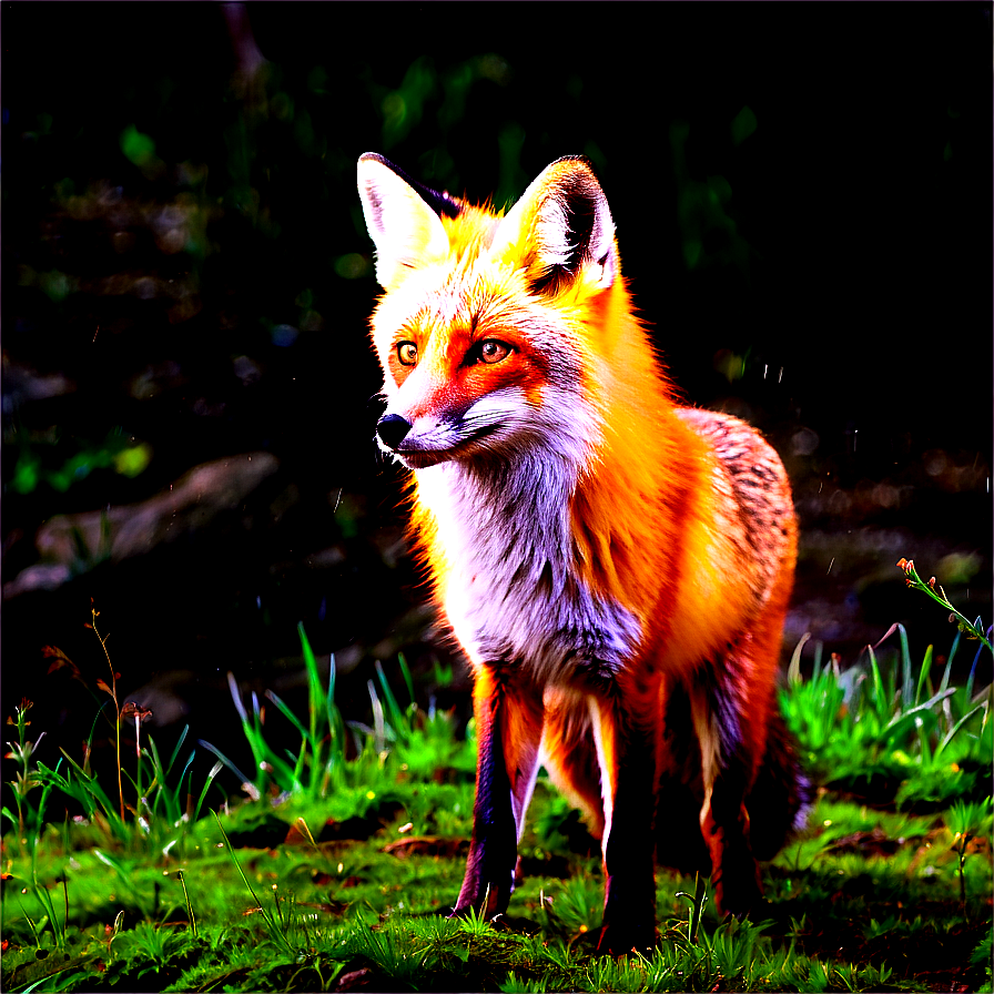 Red Fox In Nature Png 18 PNG