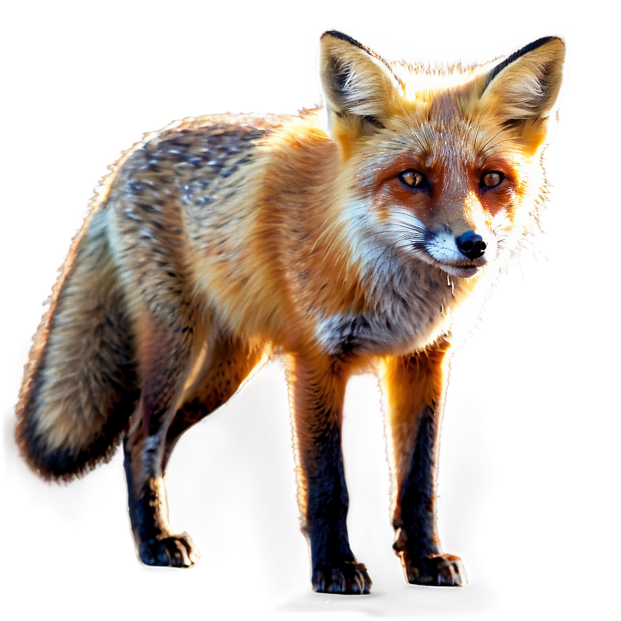 Red Fox In Sunlight Png 57 PNG