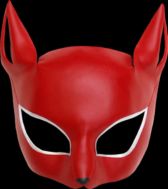 Red Fox Mask Costume Accessory PNG