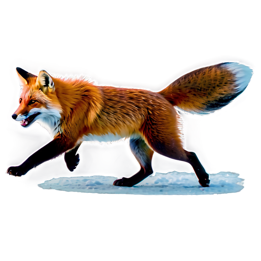 Red Fox Pouncing Png 13 PNG