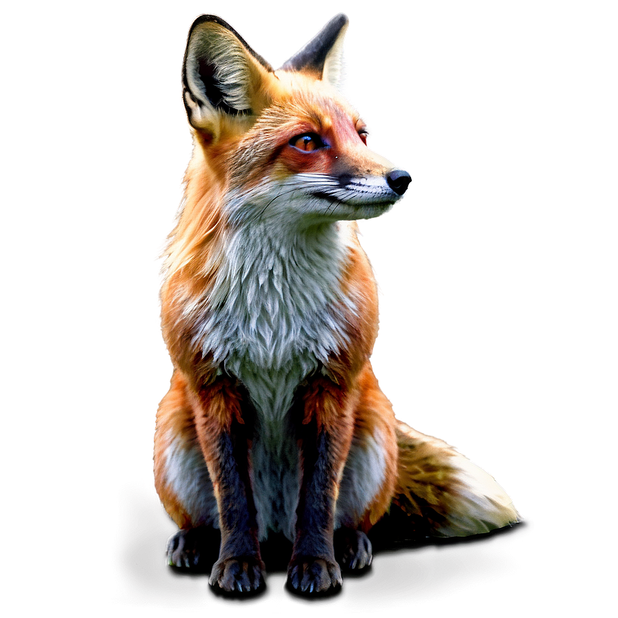 Red Fox Sitting Png 30 PNG