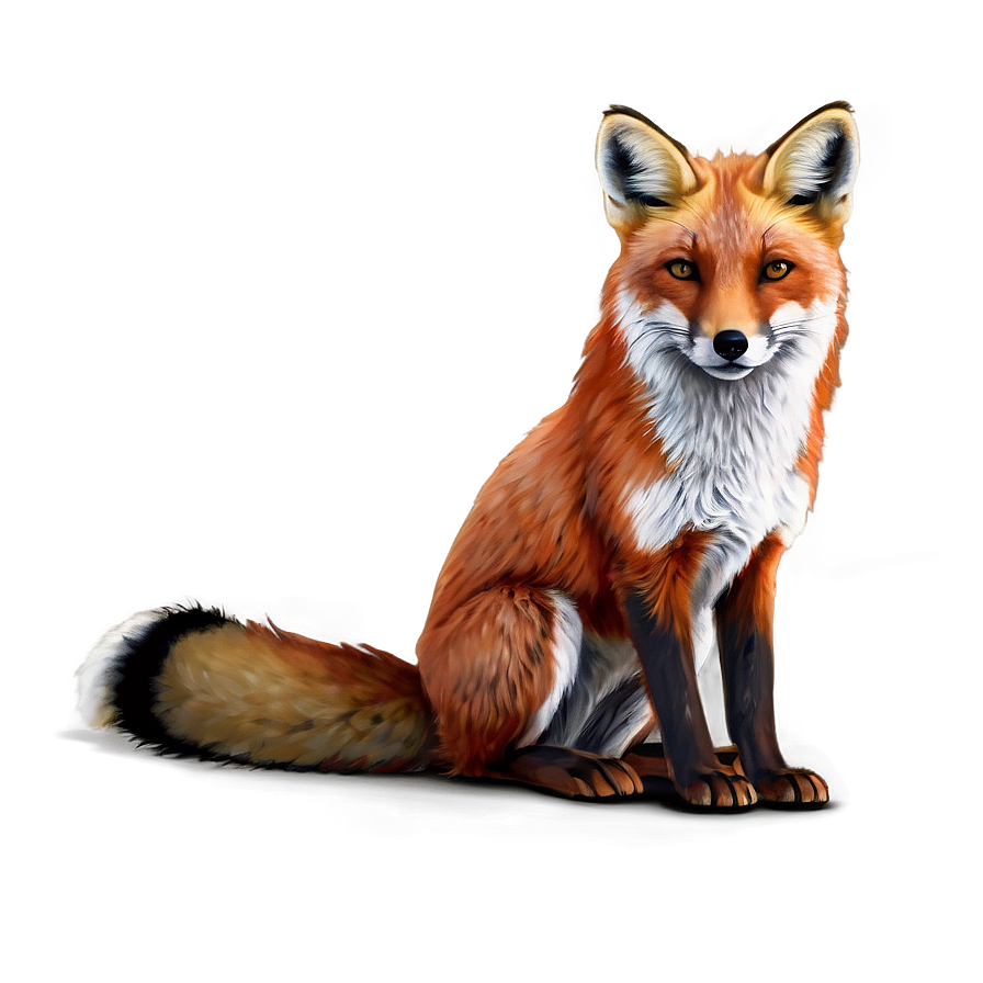 Red Fox Sitting Png 46 PNG