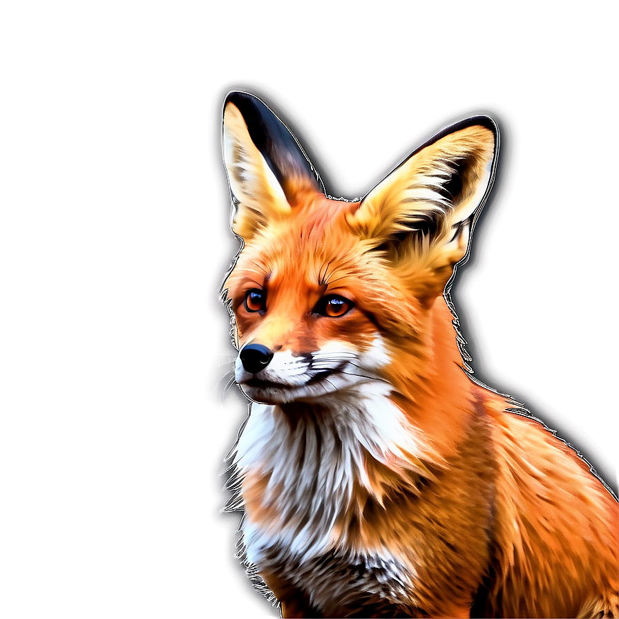 Red Fox Sketch Png 9 PNG