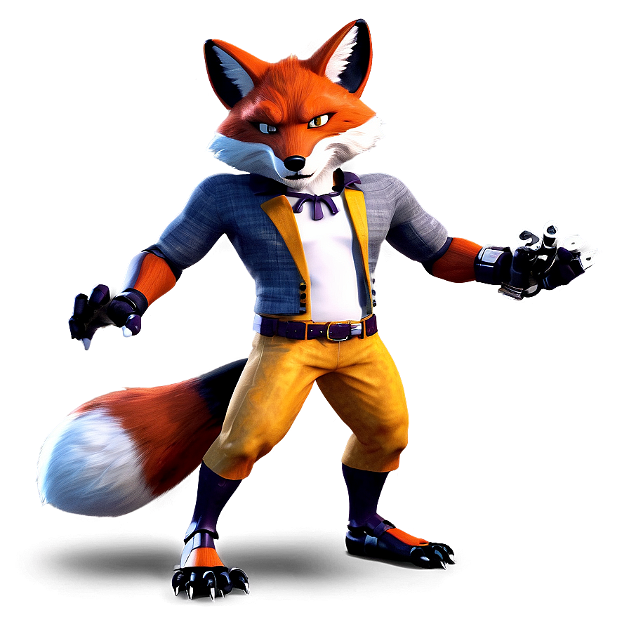 Red Fox Stance Png Pqk PNG