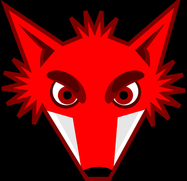 Red Fox Vector Art PNG