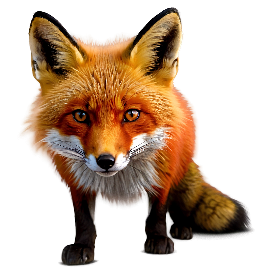 Red Fox Vector Png Pkb72 PNG