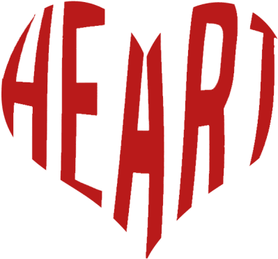 Red Fractured Heart Text Graphic PNG