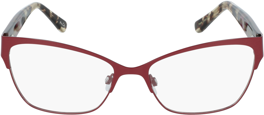 Red Frame Eyeglasses Transparent Background PNG