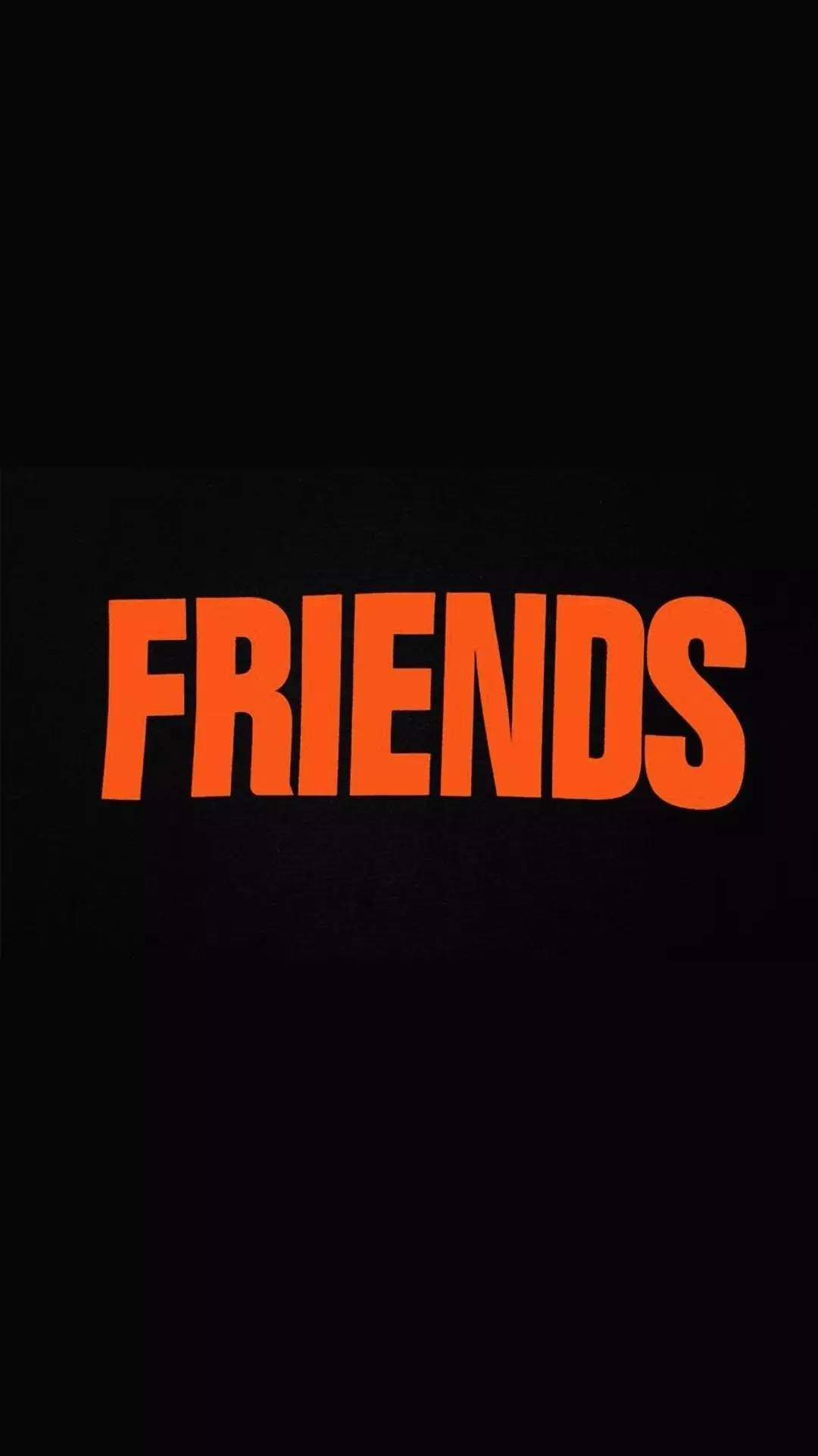 Red Friends Logo Wallpaper