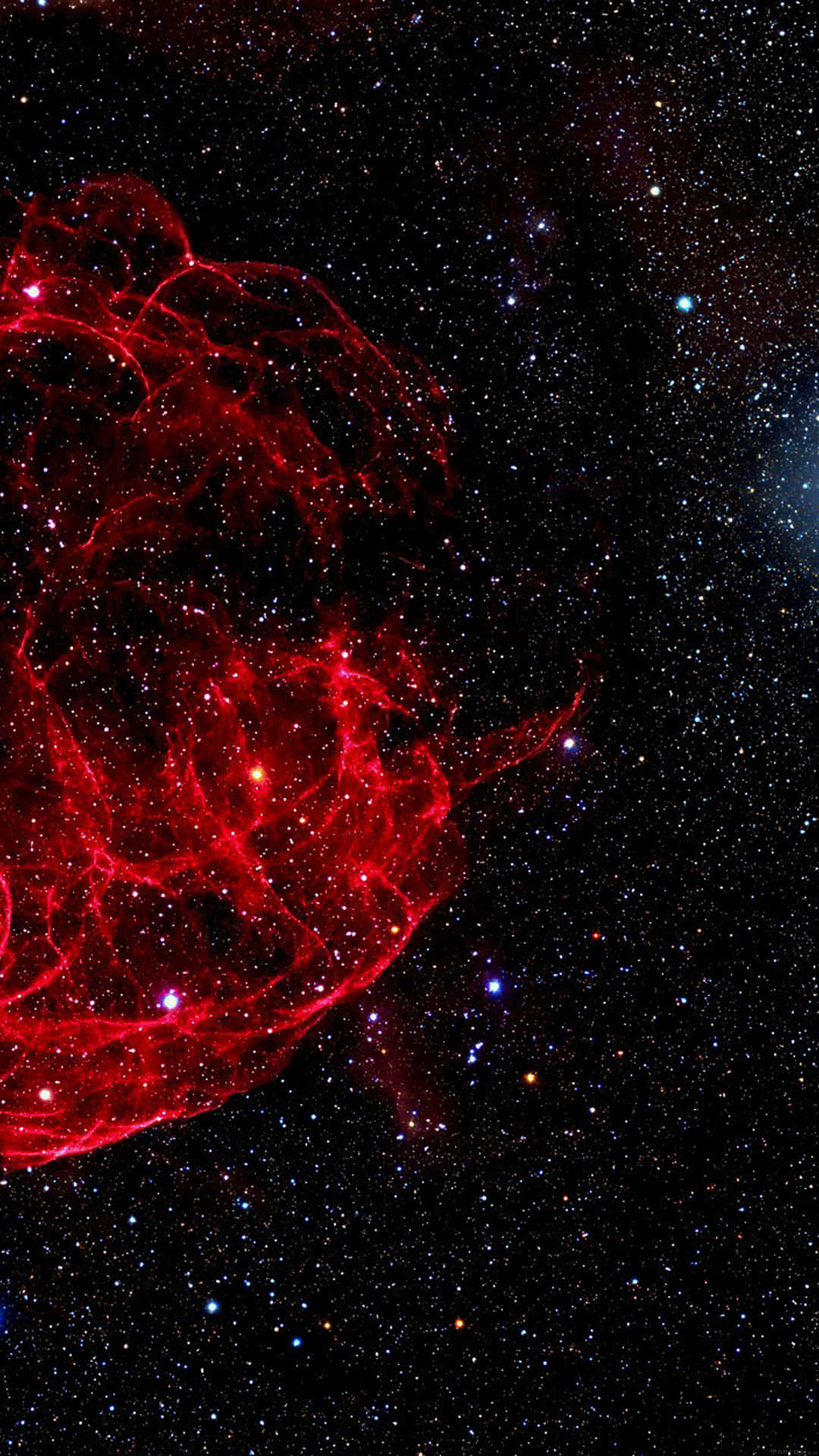 Denofattbara Skönheten I Rymden - Röd Galax