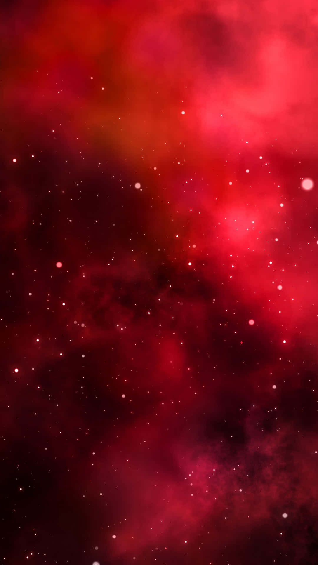 Brilliant Red Galaxy of Stars