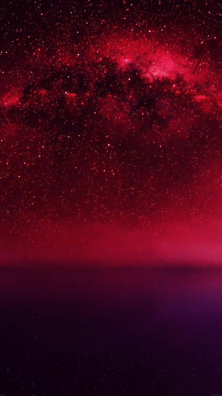 Red Galaxy Iphone 6s Live Wallpaper