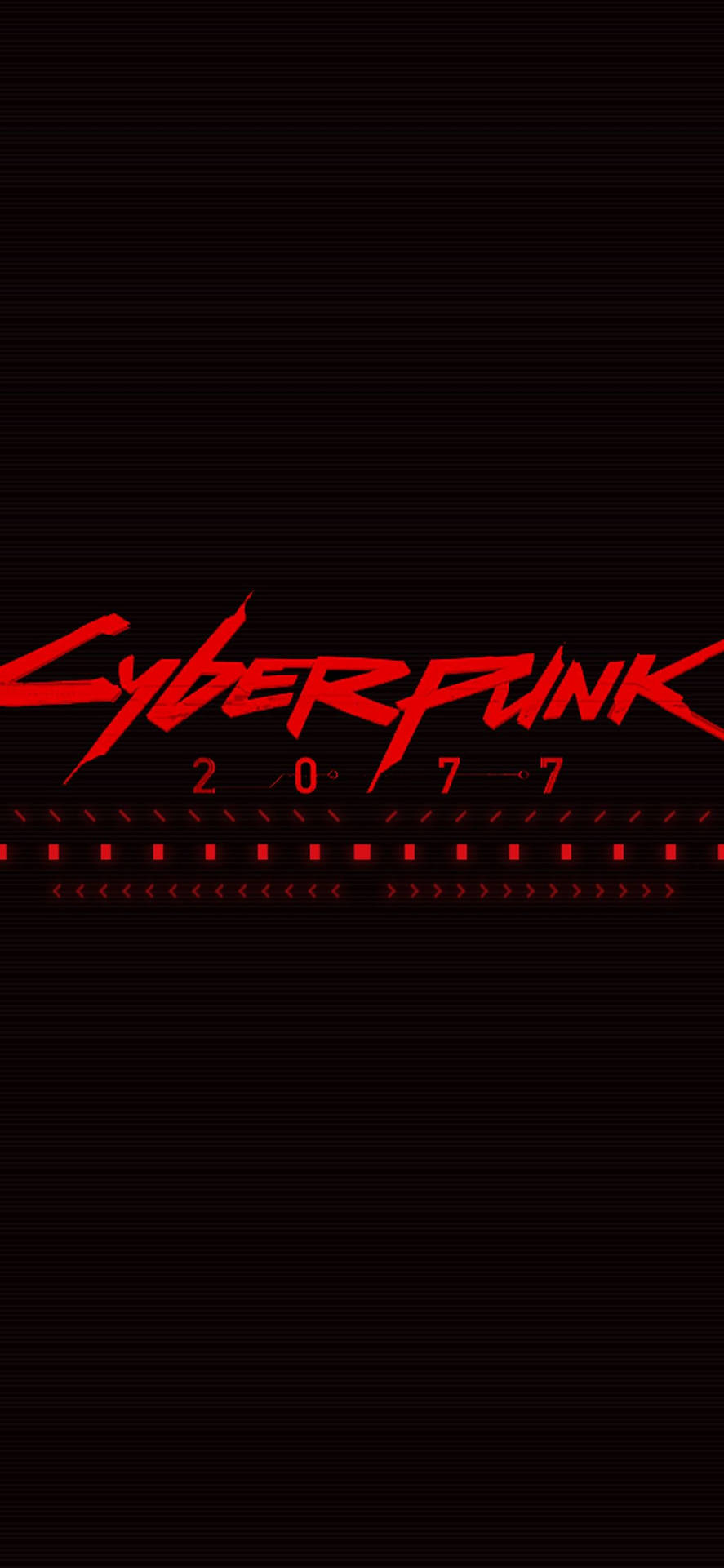 Red Game Title Cyberpunk 2077 Iphone