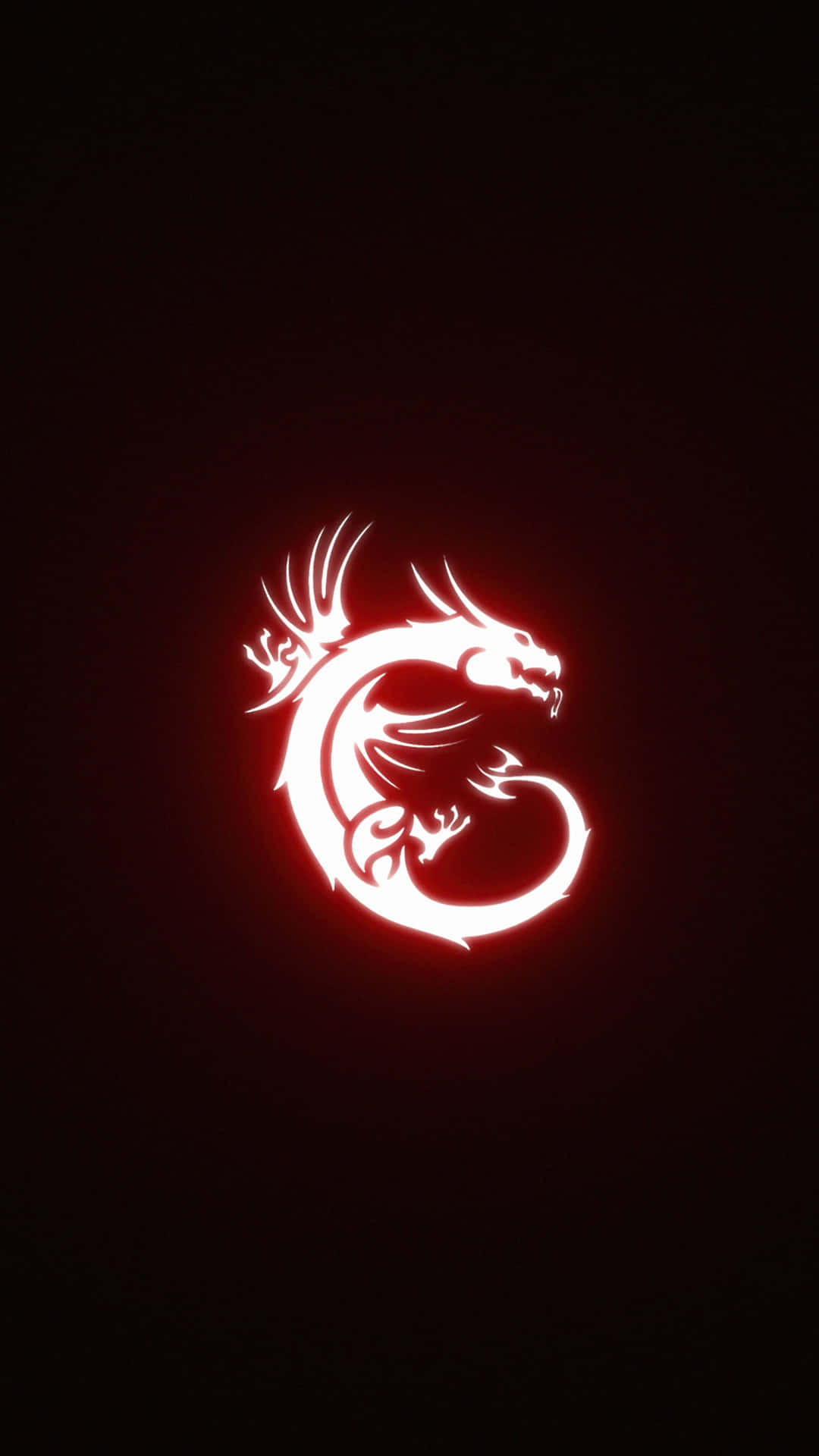 Red Gaming Glowing Dragon Wallpaper