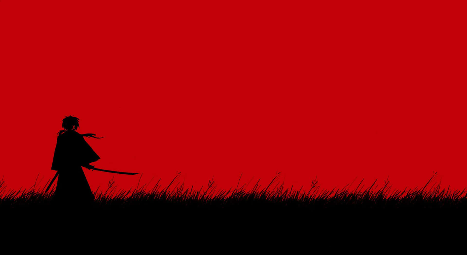 Red Gaming Samurai Wallpaper