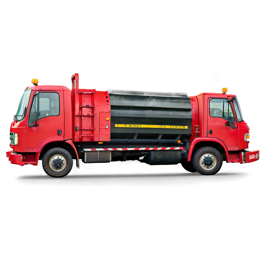 Red Garbage Truck Png Gpc41 PNG