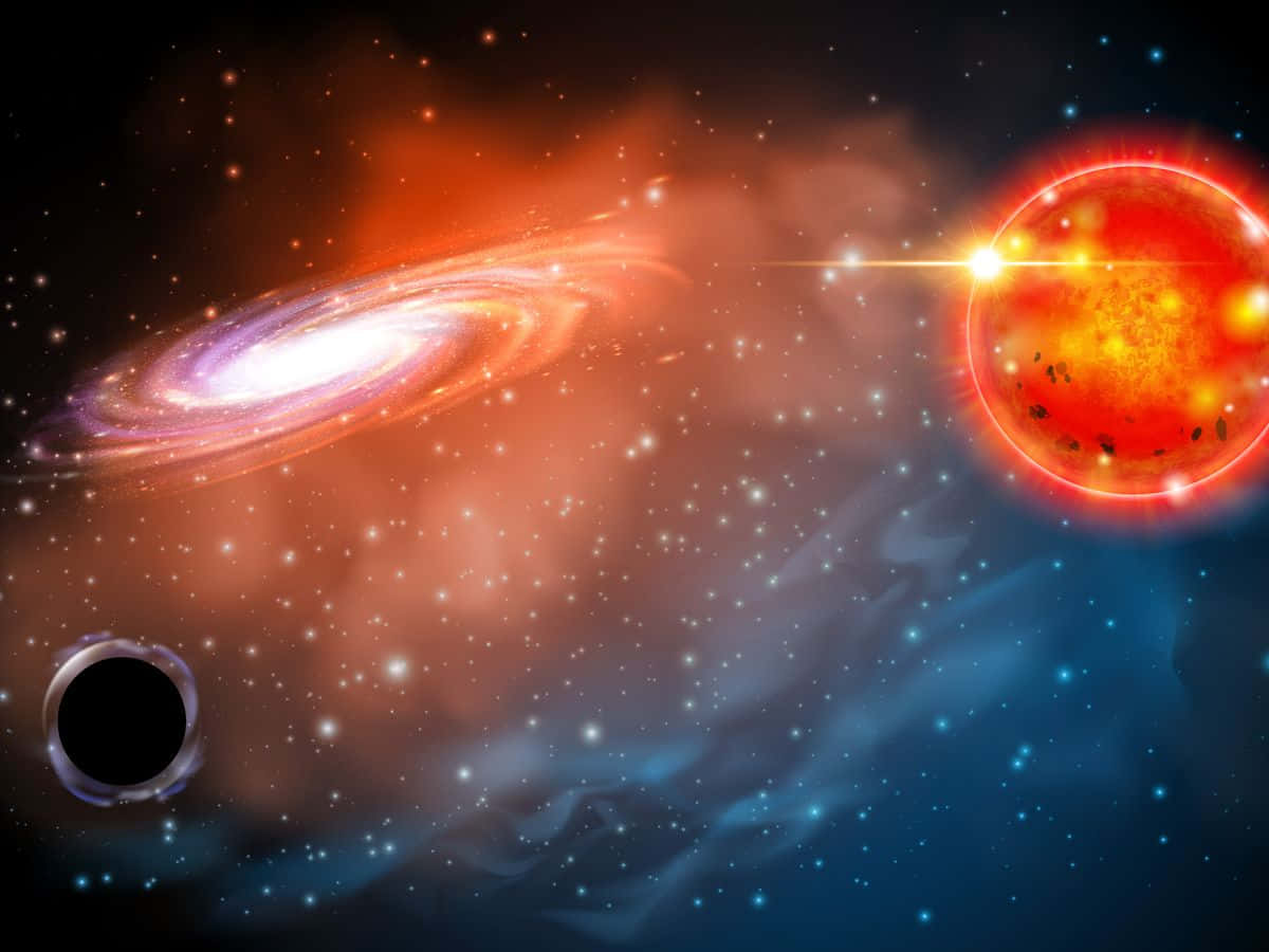 Red Giant - A Cosmic Marvel Wallpaper