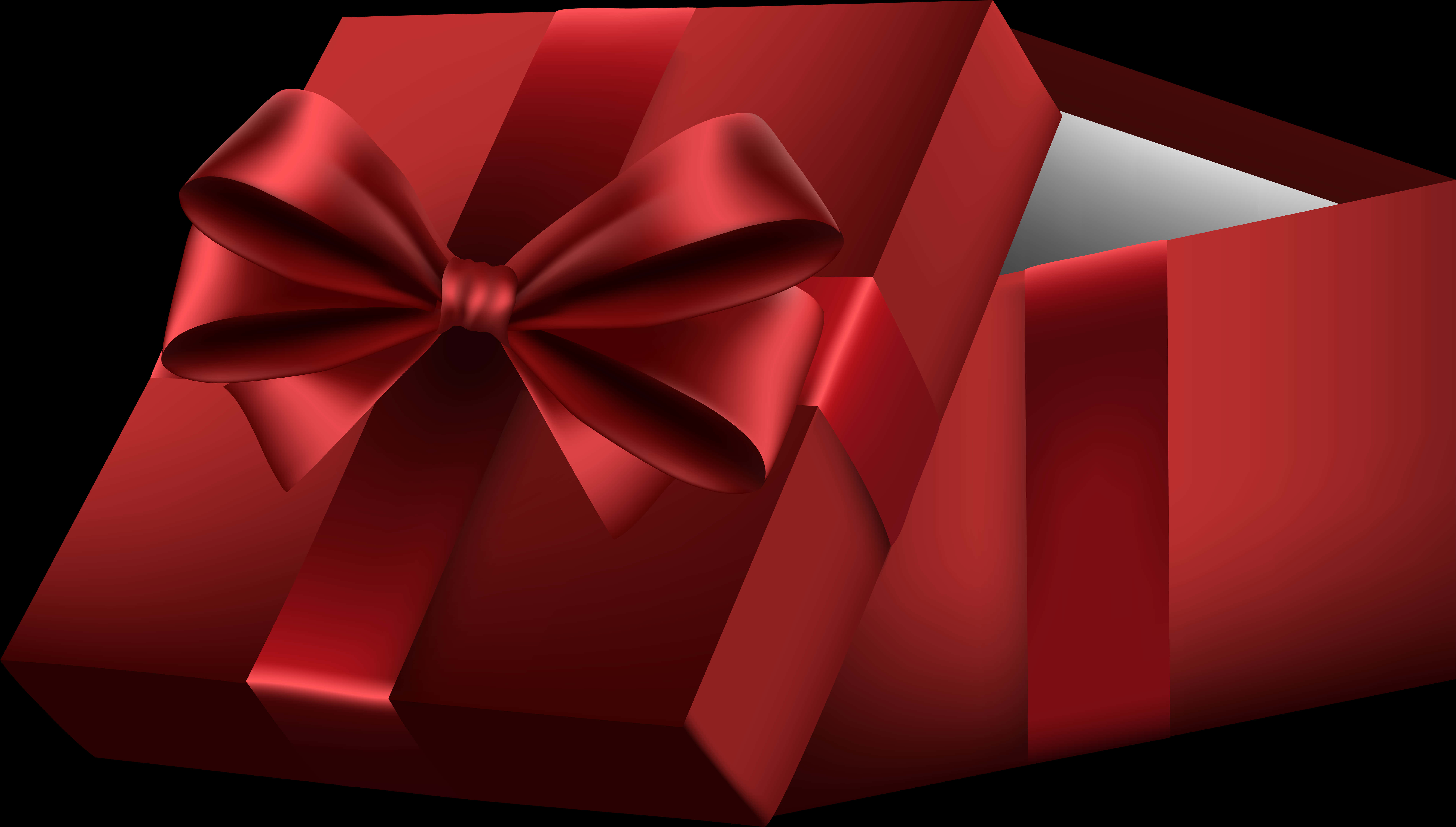 Red Gift Boxwith Bow PNG