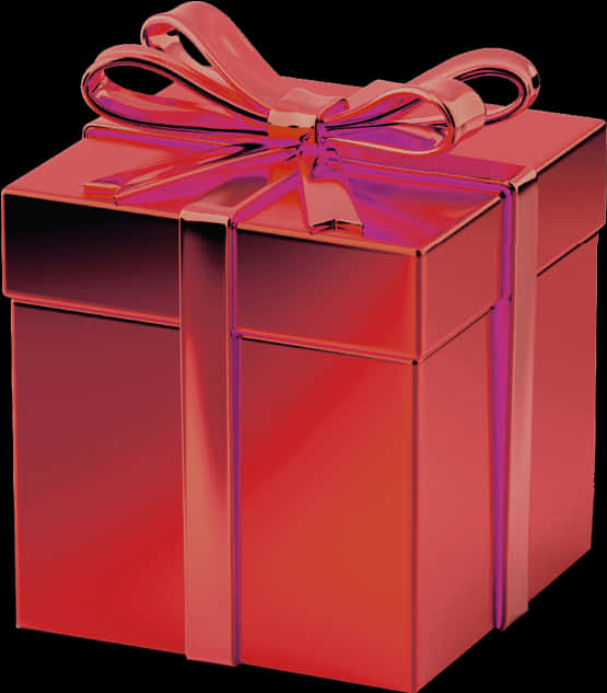 Red Gift Boxwith Bow PNG