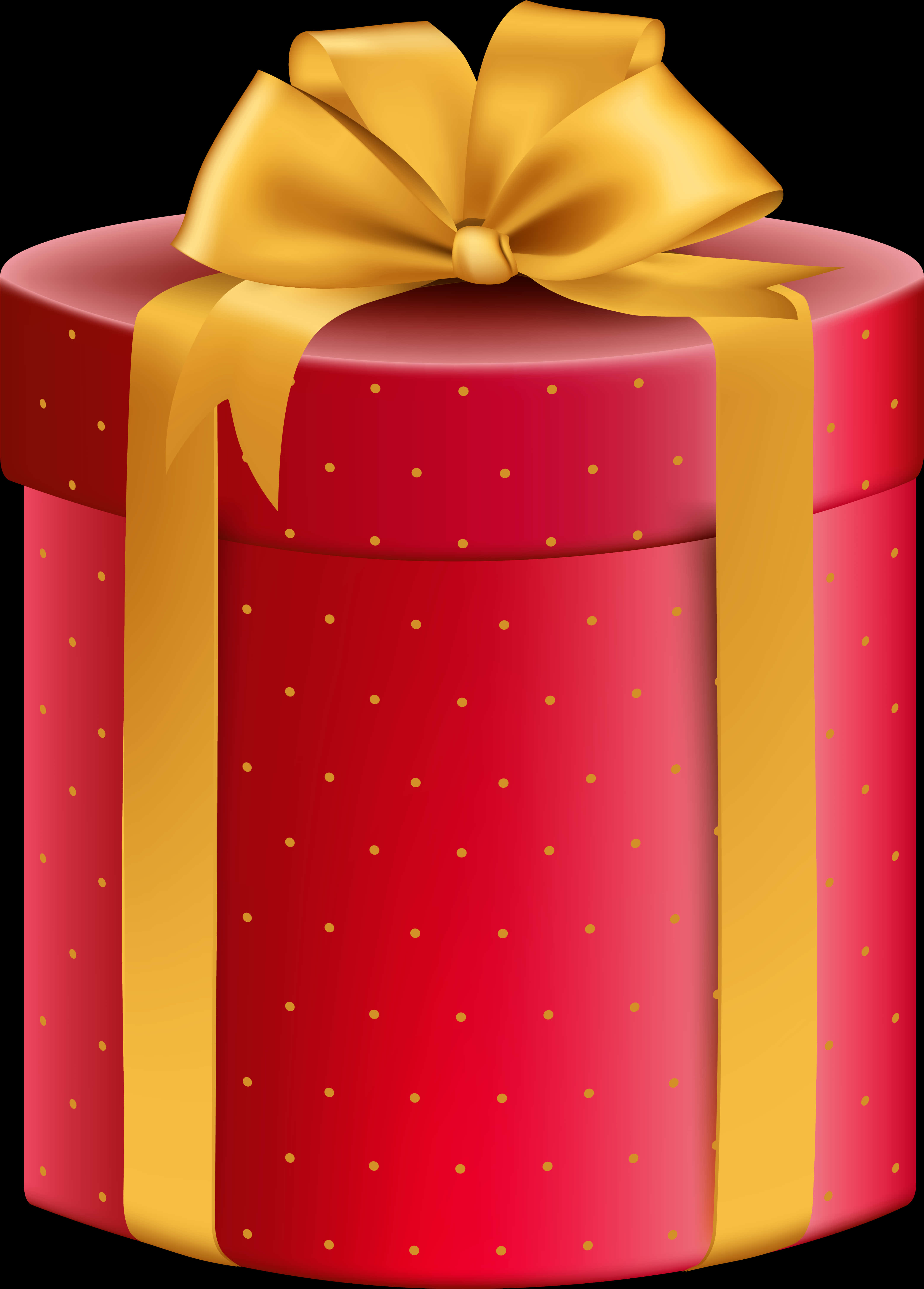 Red Gift Boxwith Golden Ribbon PNG