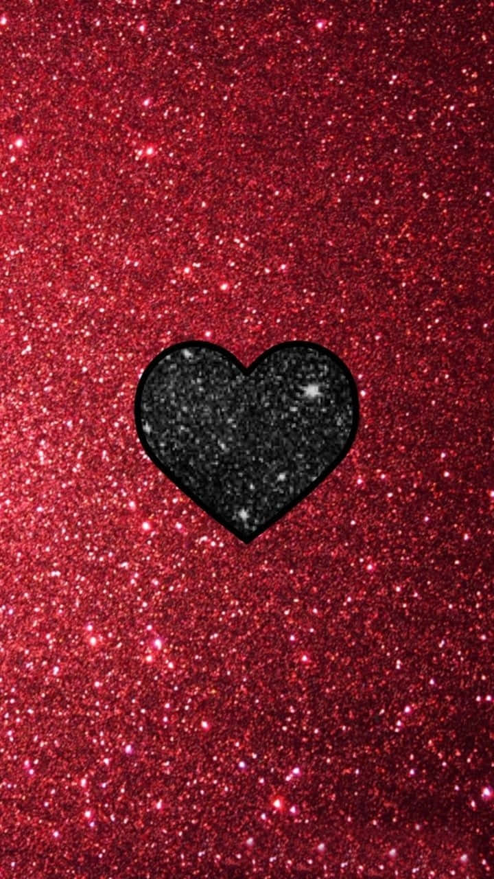 red and black glitter background