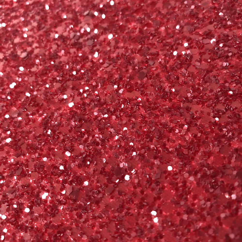 Red Glitter Glitter - Shabby Chic Wallpaper