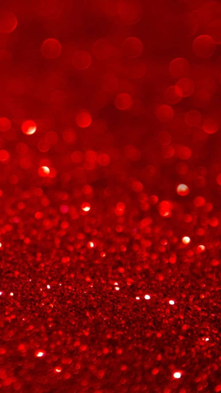 Dark Red Glitter In Bokeh Angle Shot Wallpaper