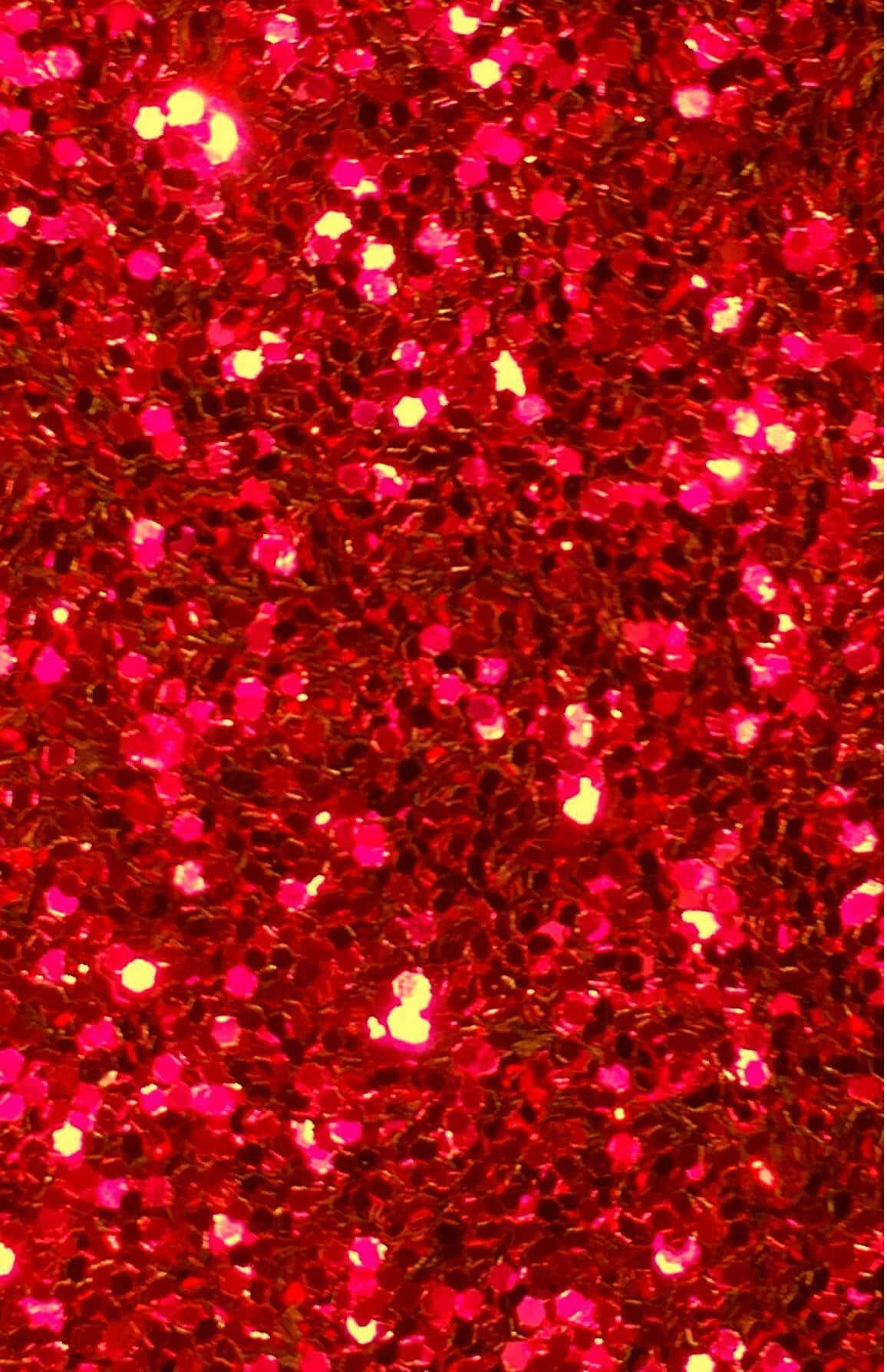 An enchanting Red Glitter background for a magical look.