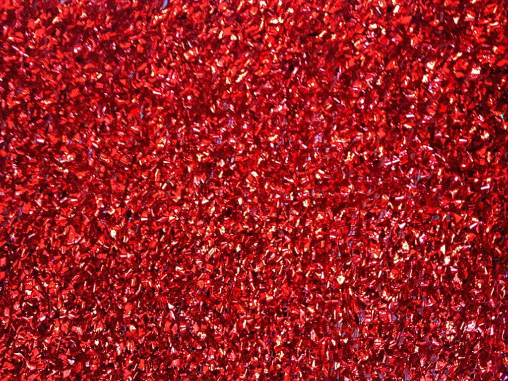 Unosfondo Di Glitter Rosso Vivace E Audace Per Aggiungere Un Po' Di Luccichio.