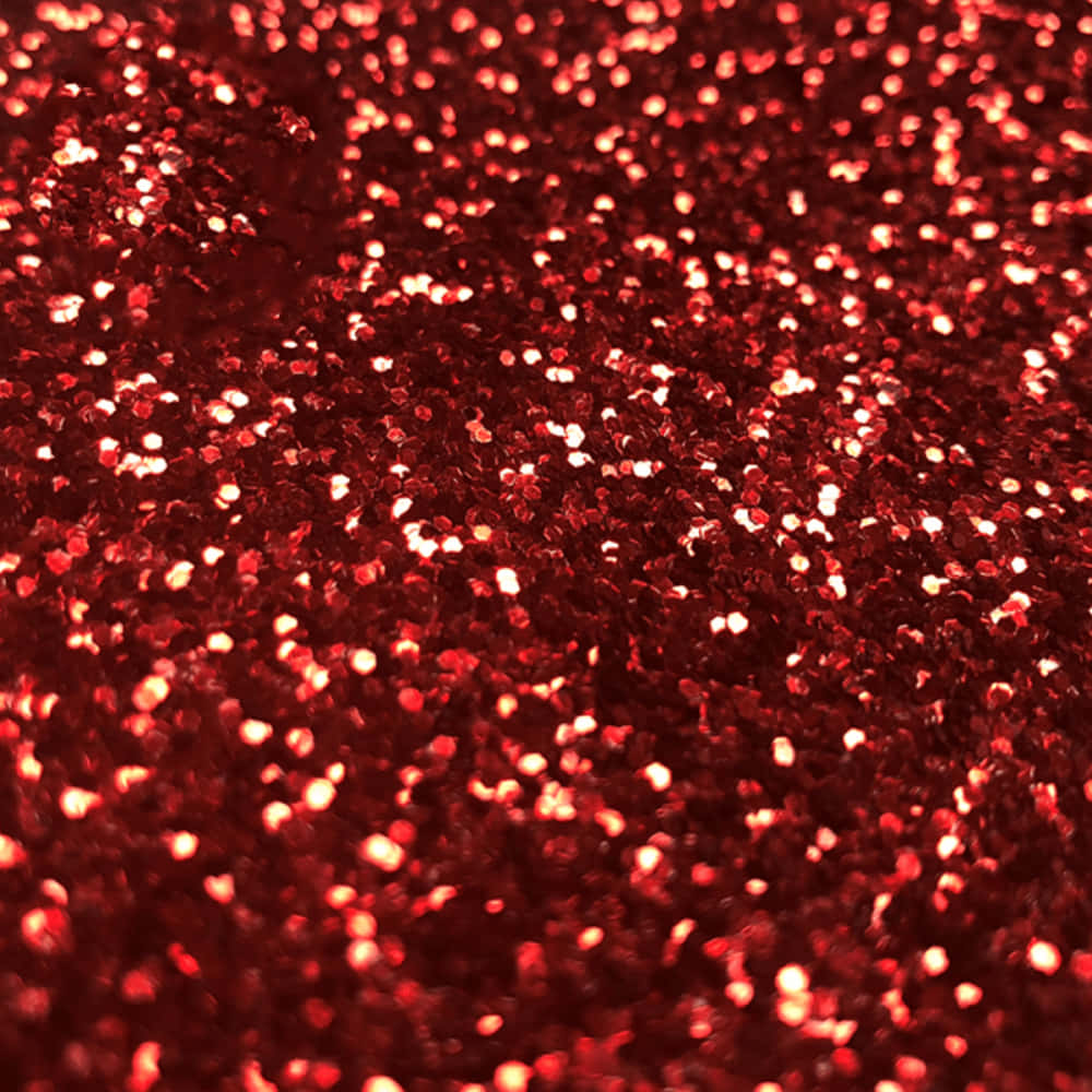 Elegante røde glittersmønstre med glaslignende effekt Wallpaper