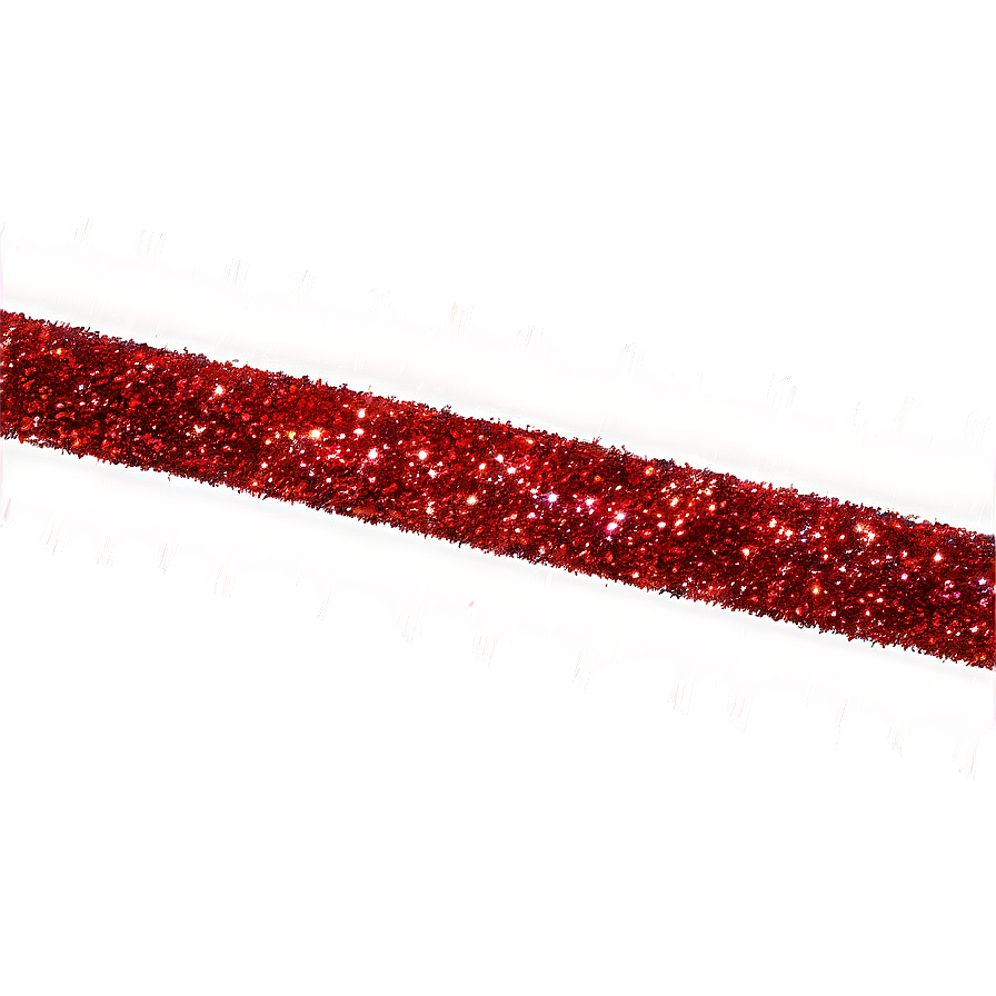 Red Glitter Line Highlight Png 96 PNG