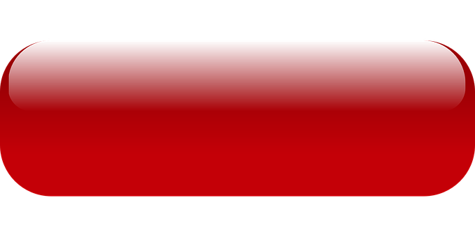 Red Glossy Button PNG