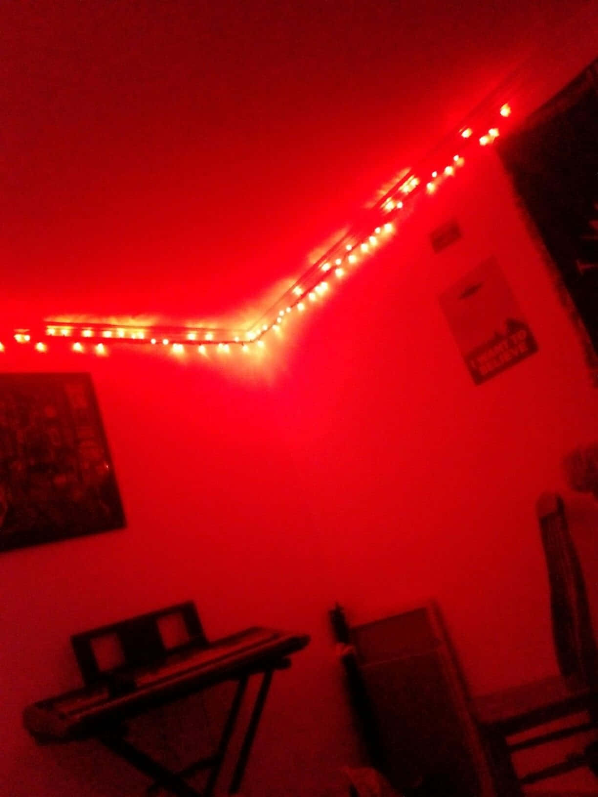 Red Glow Room Aesthetic.jpg Wallpaper