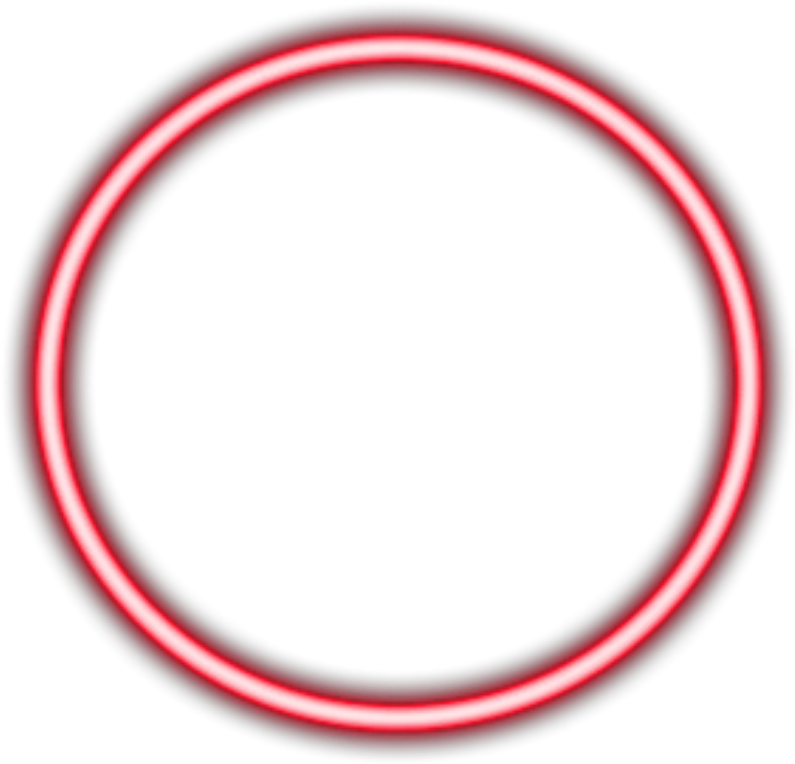 Red Glowing Ring Graphic PNG