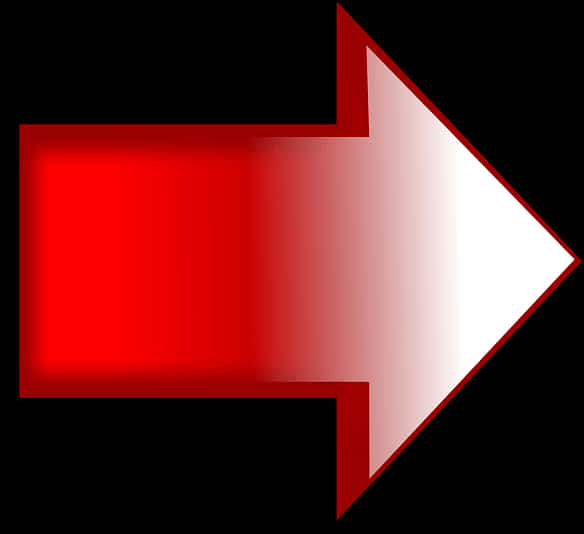 Red Gradient Arrow PNG