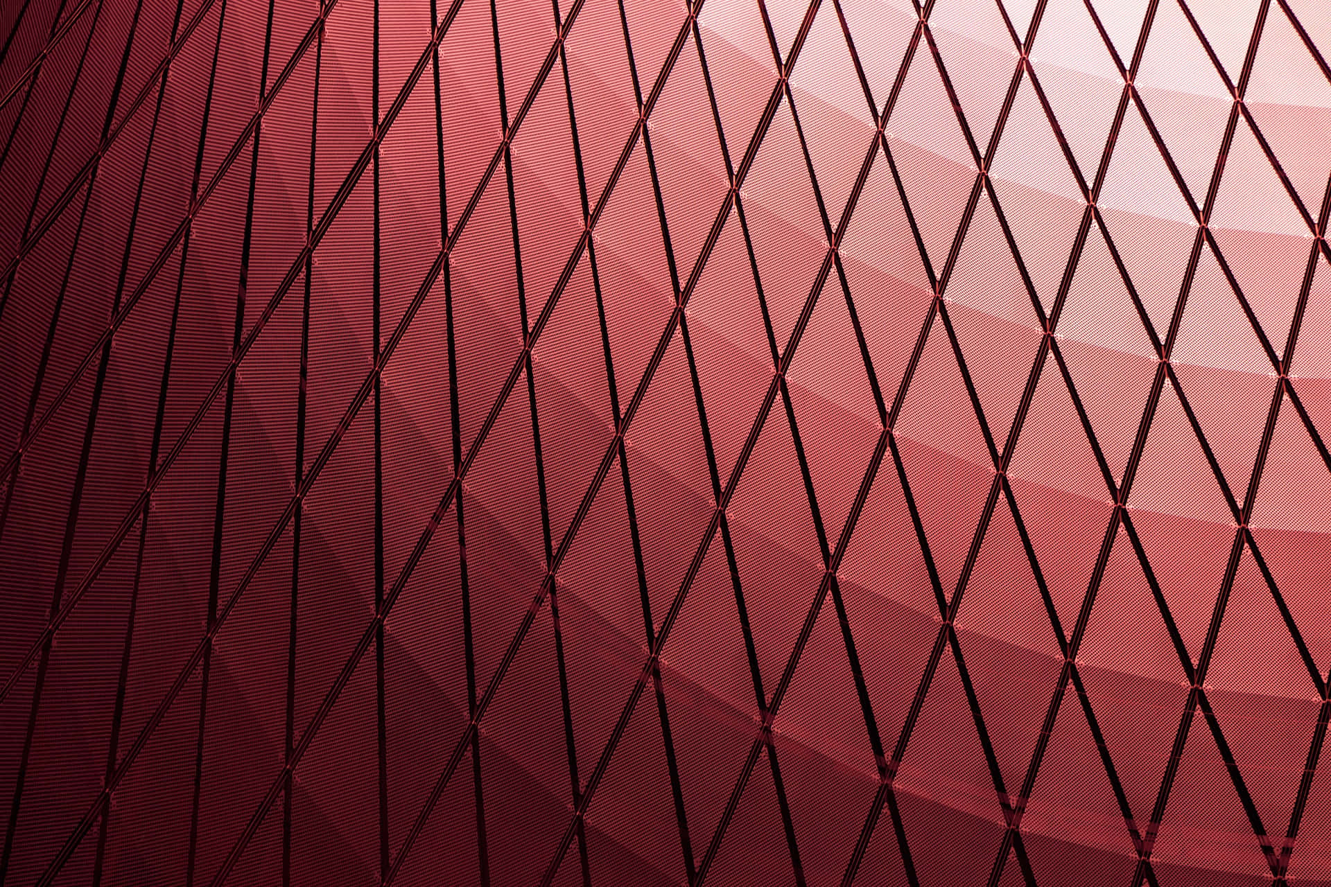 Diamond Pattern Window Red Gradient Background