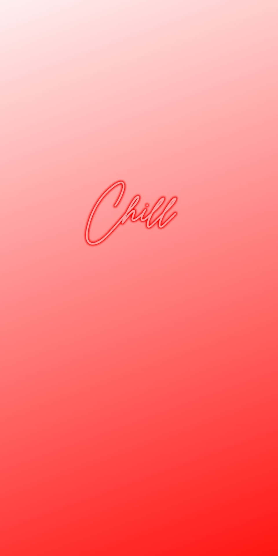 Chill Typography Red Gradient Background
