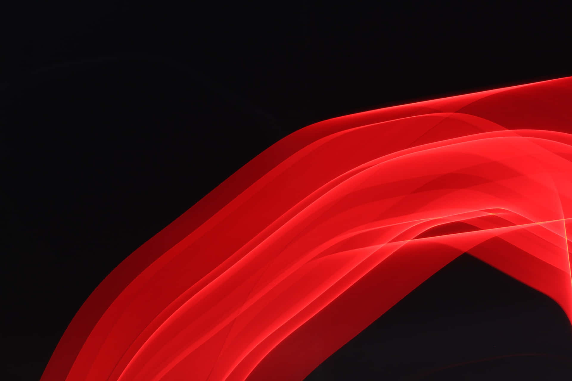 Abstract Wave Red Gradient Background
