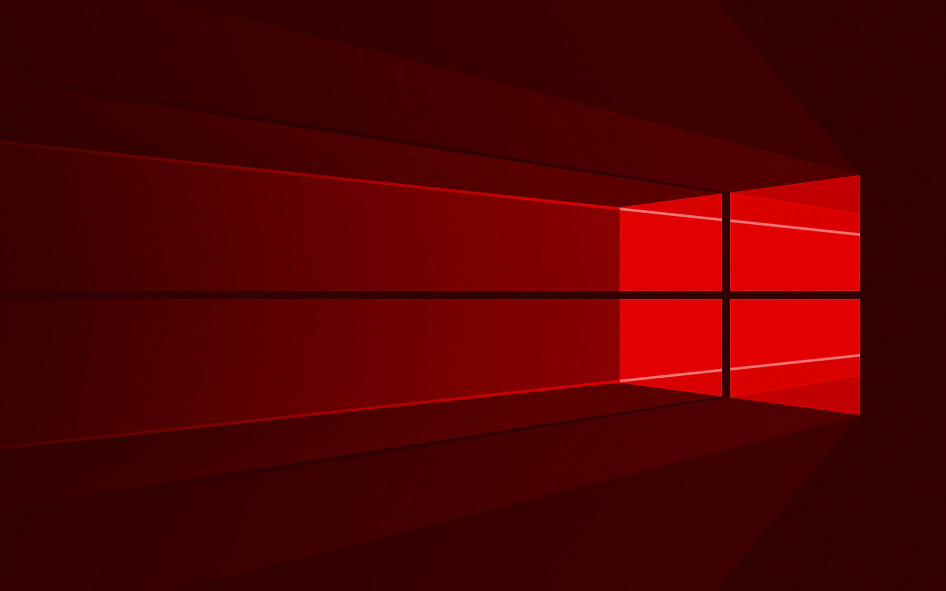 Red Gradient Windows 11 Logo Wallpaper