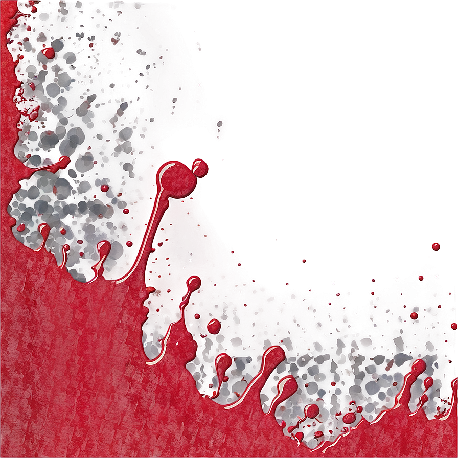 Red Grunge Splatter Border Png Jju20 PNG