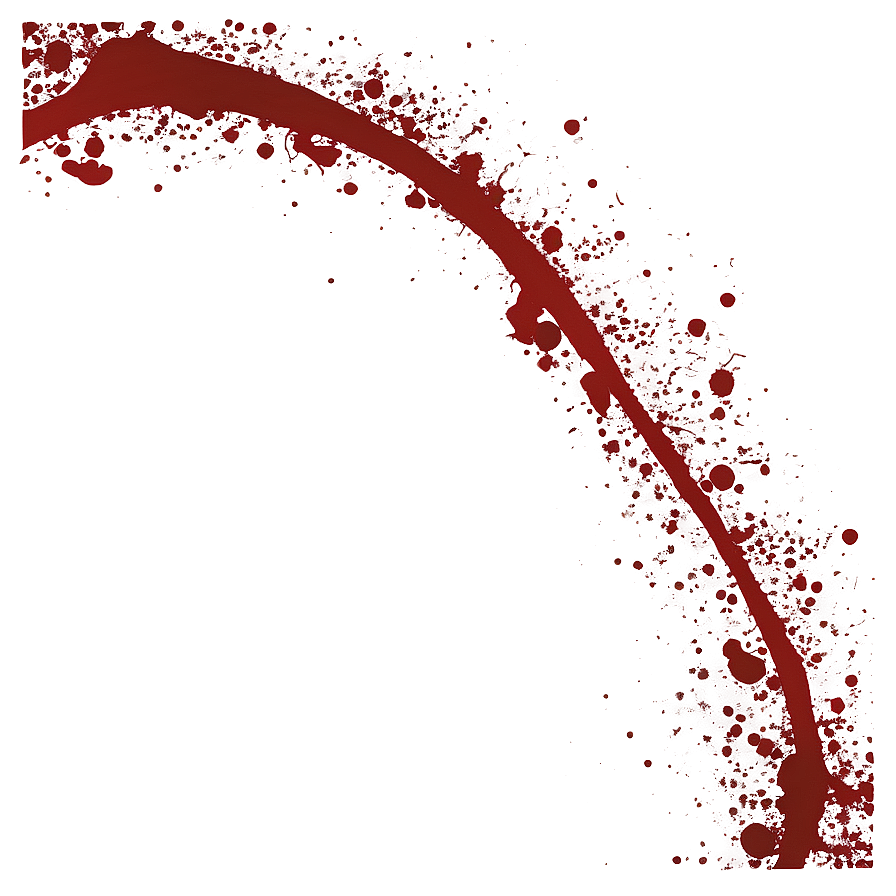 Red Grunge Splatter Border Png Udp2 PNG