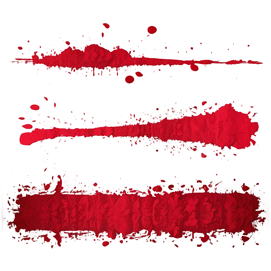 Red Grunge Texture Splatter Png 06262024 PNG