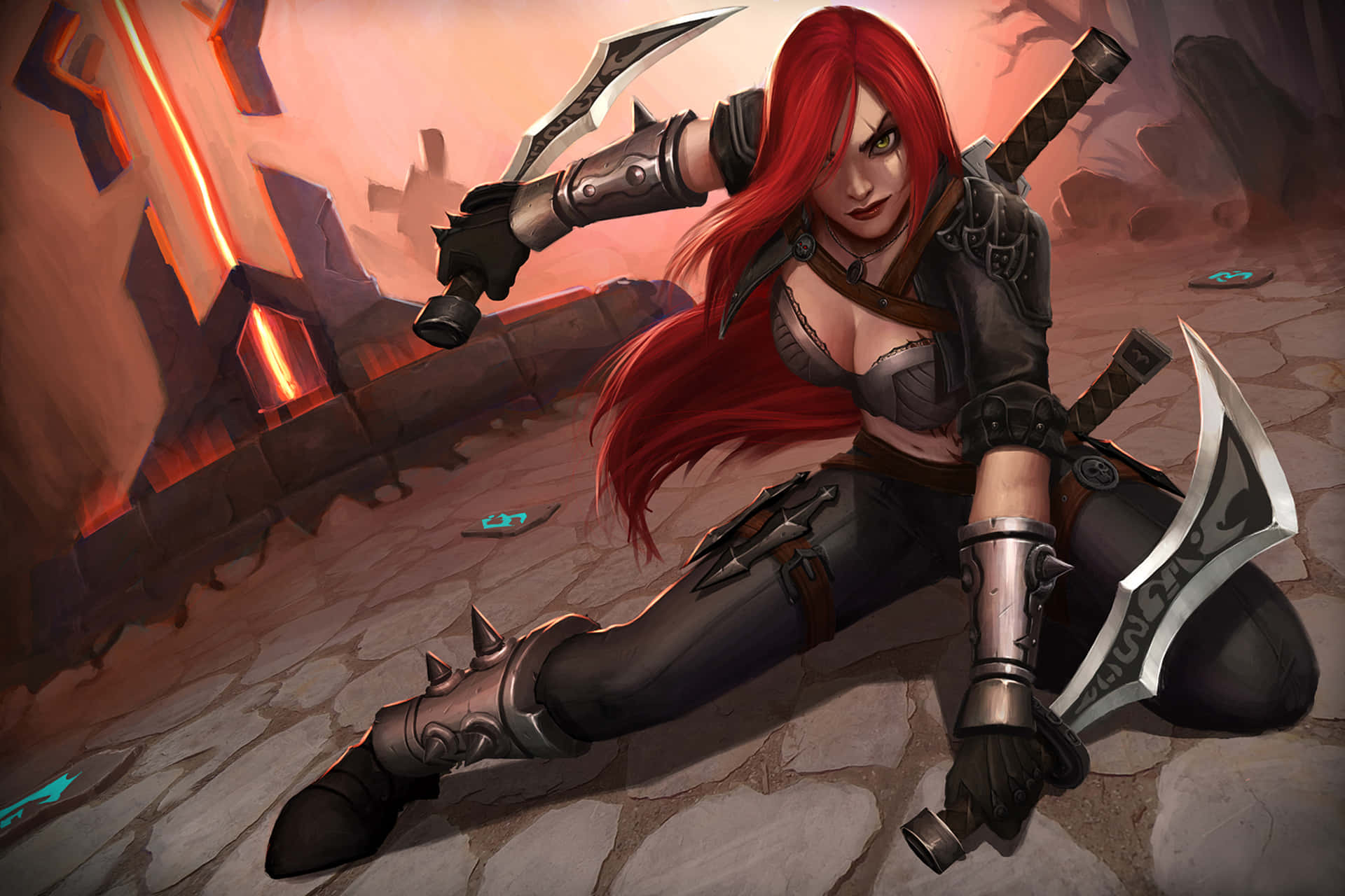 Roodharige Assassin Katarina Achtergrond