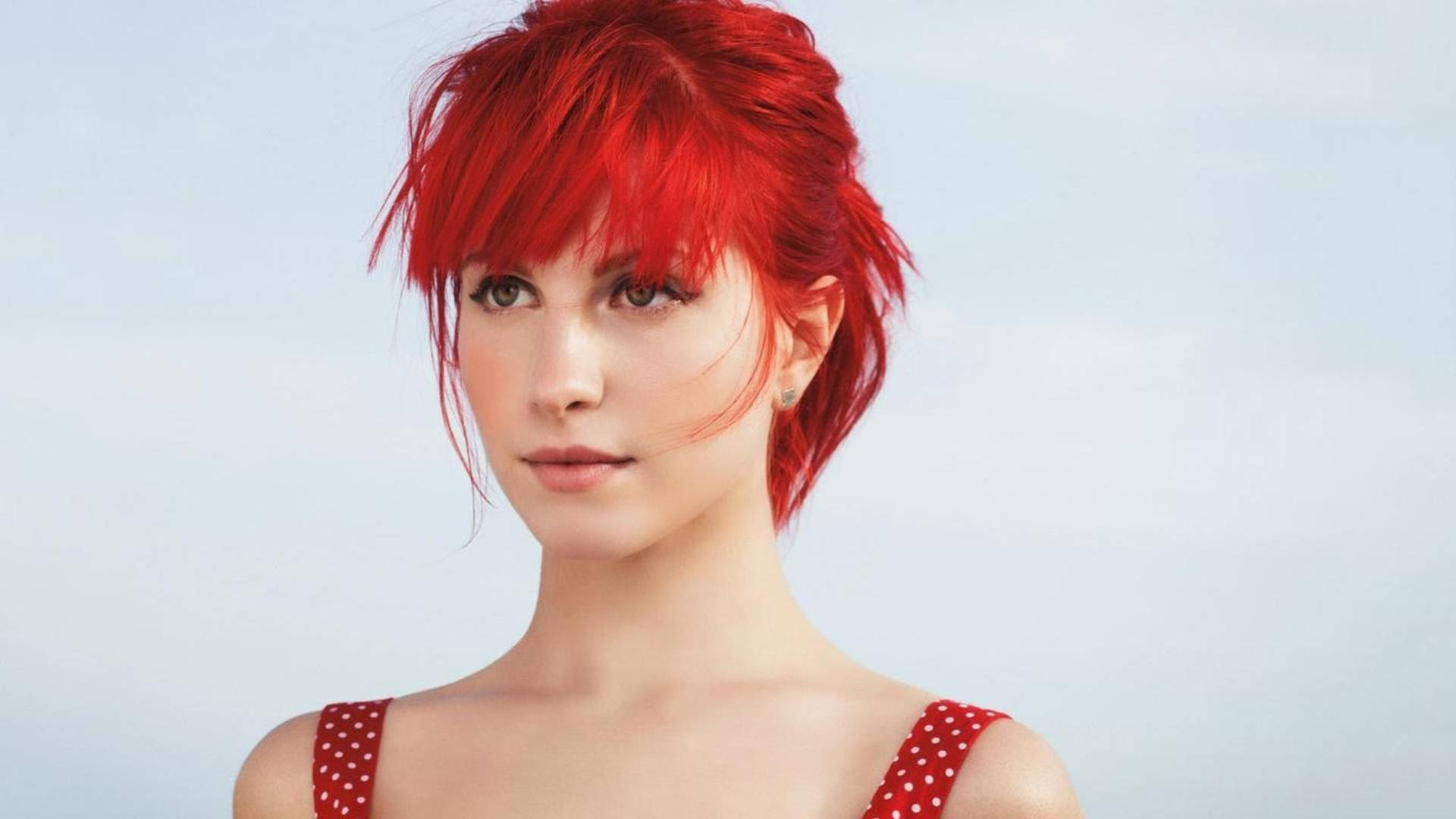 Red-haired Hayley Williams