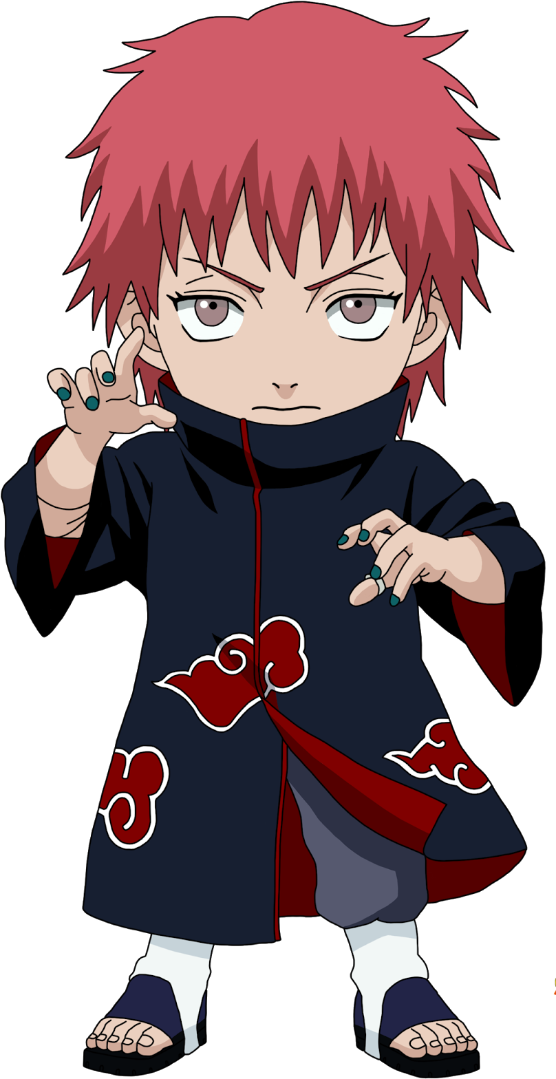 Red Haired Puppet Master Anime Character.png PNG