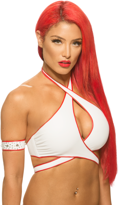 Red Haired Woman In White Athletic Wear PNG