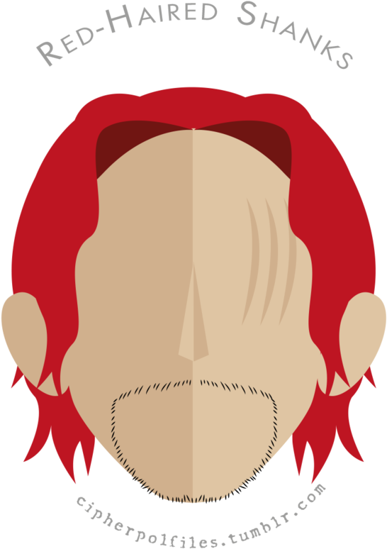 Red Haired_ Shanks_ Animated_ Character PNG