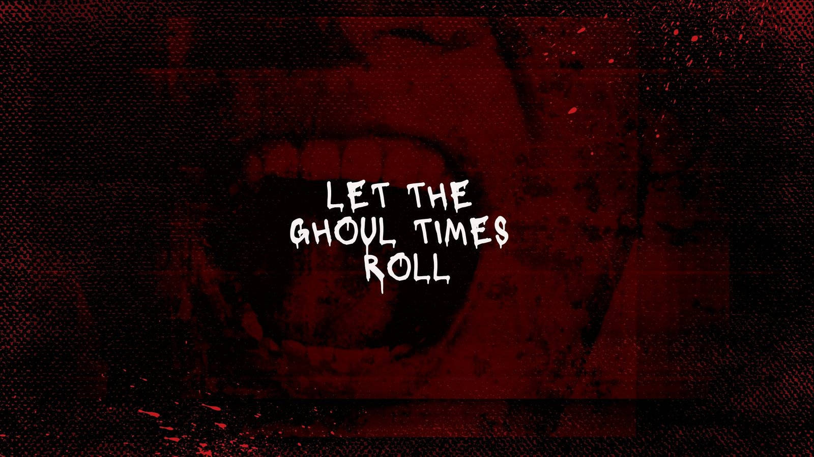 Red Halloween Grunge Ghoul Times Wallpaper